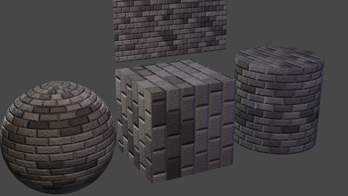Procedural Stone Block Material preview image